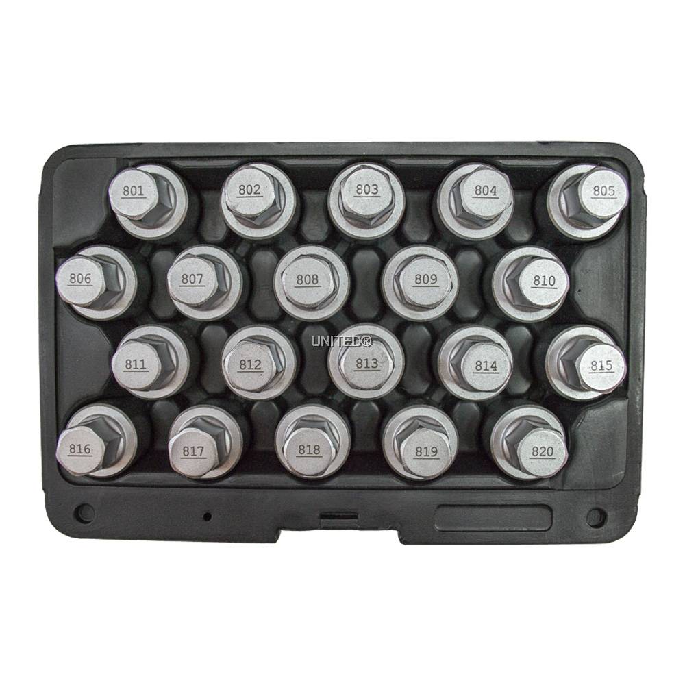 20 PCS Audi Wheel Lock Screw Removal Set Unlocking Audi Vehicle Wheel
