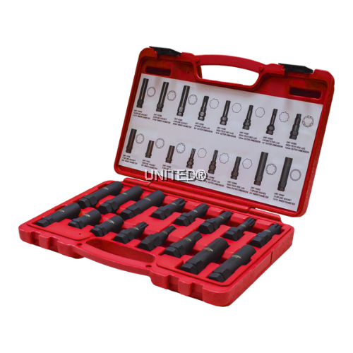 Unlock Lug Nuts with Ease 16Piece Wheel Master Key Set