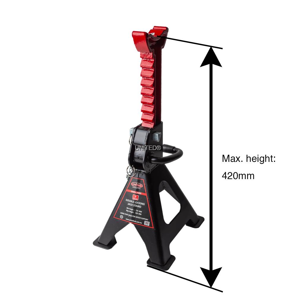 3 Ton Double Locking Jack Stand Secure Support for Your Vehicle