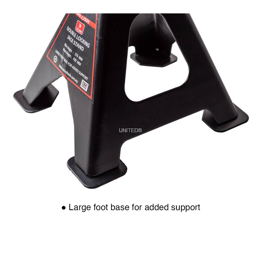 3 Ton Double Locking Jack Stand Secure Support for Your Vehicle