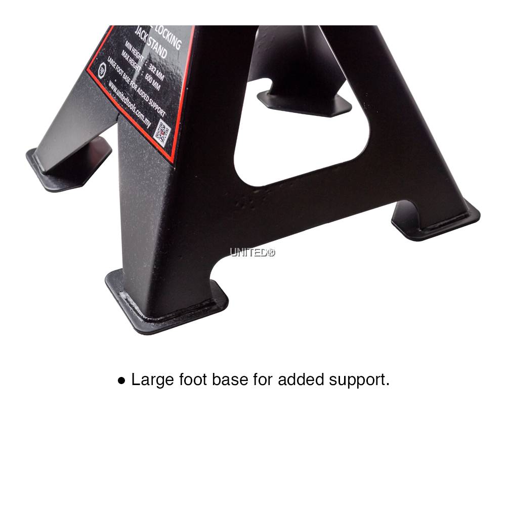 6 Ton Double Locking Jack Stand HeavyDuty Support for Your Toughest Jobs