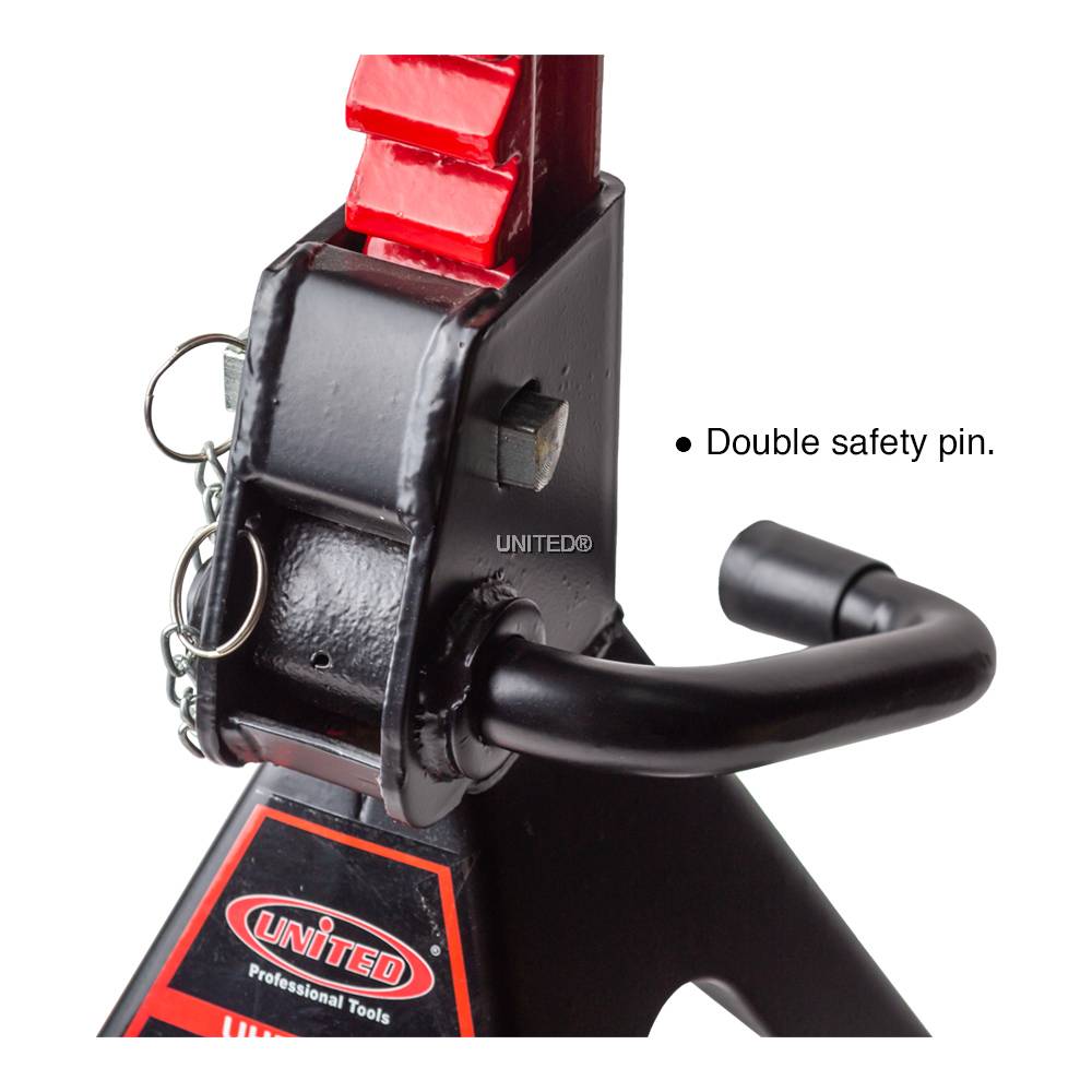 6 Ton Double Locking Jack Stand HeavyDuty Support for Your Toughest Jobs