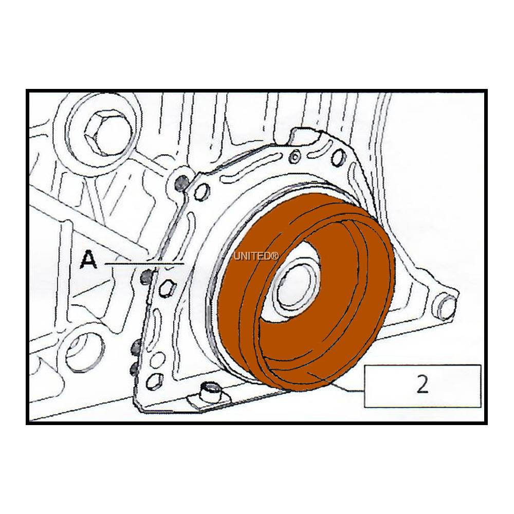 VAG Crankshaft Seal Installer Tool for Precise Assembly