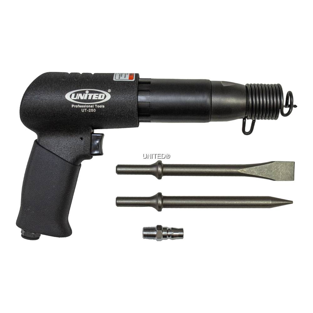 Air Hammer 250mm with 2 Pcs Chisel 