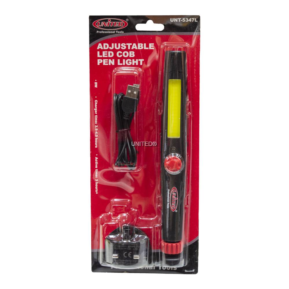 UNT5347L Adjustable LEB COB Pen Light Malaysia Automotive Tools Car Specialty Tools Hand