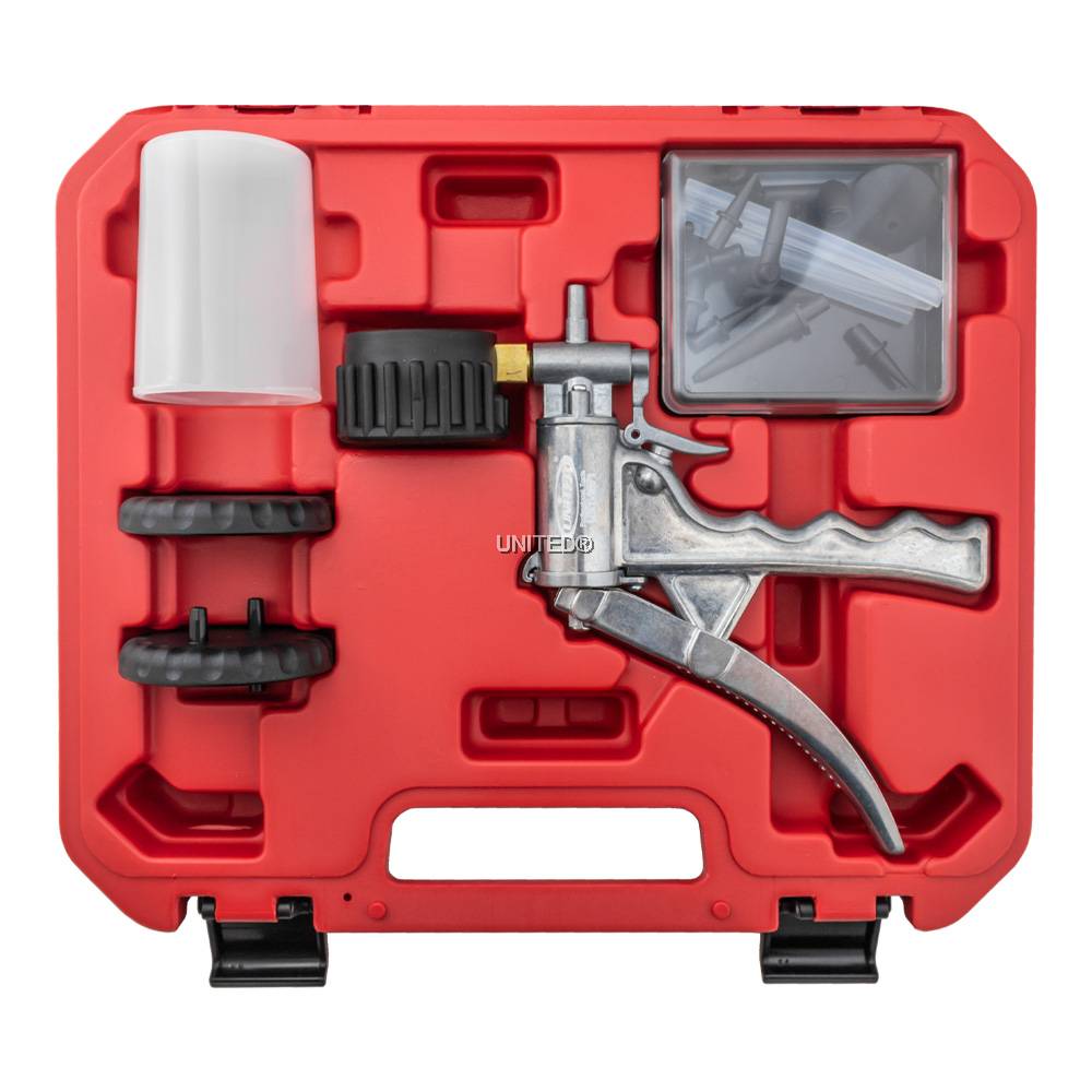AllinOne Vacuum Pump & Brake Bleeding Kit for Comprehensive Vehicle