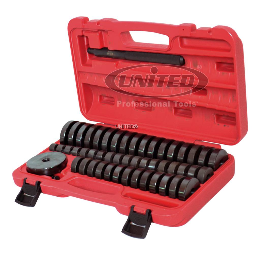 Versatile 52Piece Bush, Bearing, and Seal Driver Set for Precise Mounting