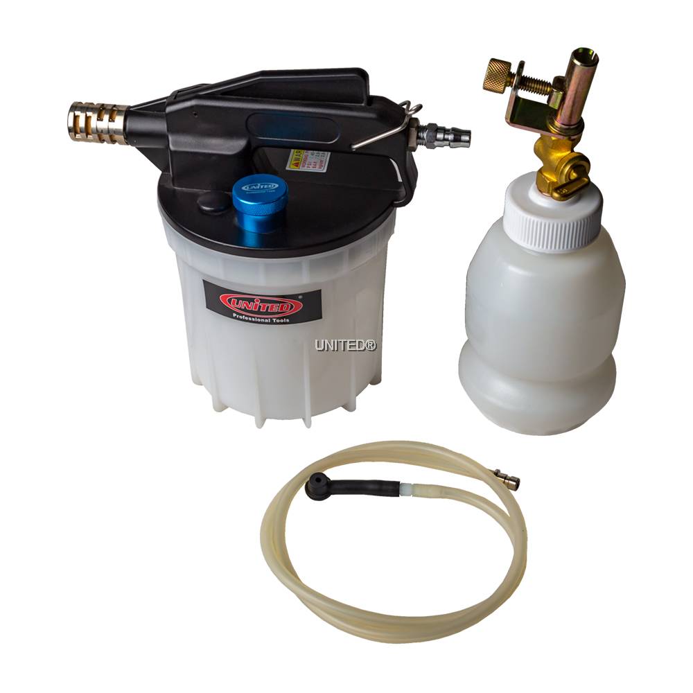 Efficient Pneumatic Brake Fluid Extractor & Bleeder 2L Capacity