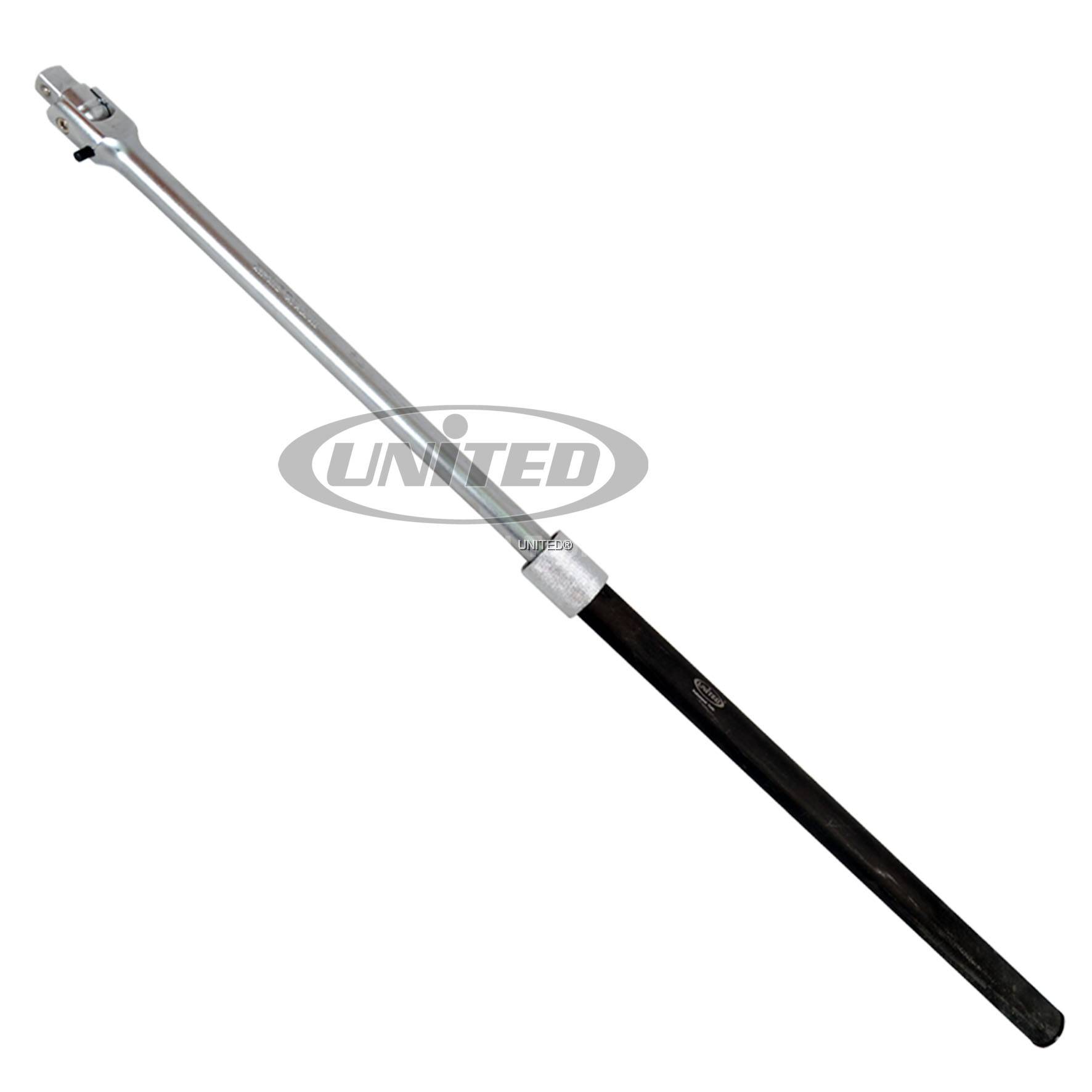 Versatile 3/4" Extendable Breaker Bar 600 to 1000mm Length, Chrome