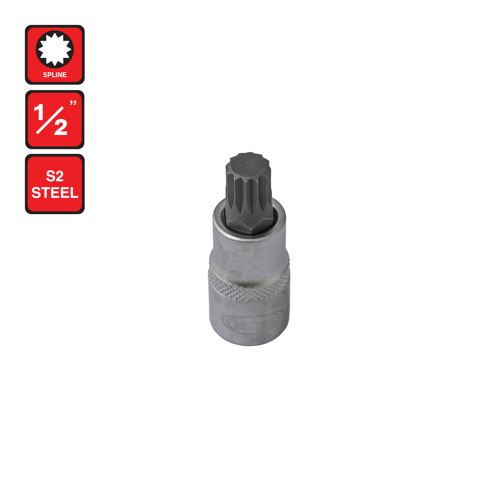US-45712 1/2" Spline Bit Socket (M12 x 55mm) | Spline Socket ...