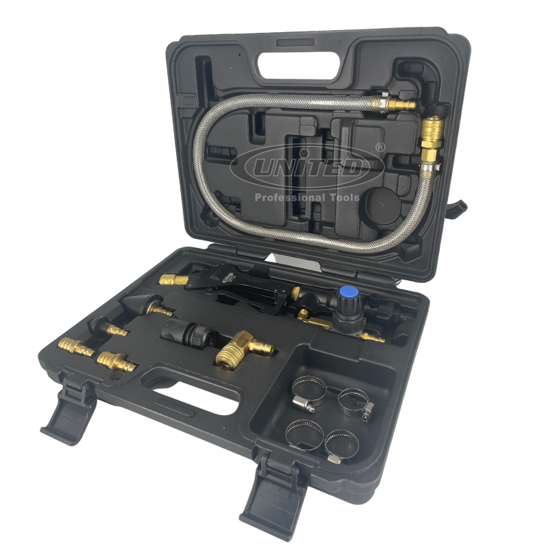 Pulsating Cooling System Flush Tool Set Efficient and Thorough