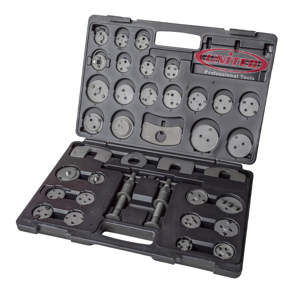 Complete Brake Caliper Wind Back Kit with 37 Pieces for Smooth Piston