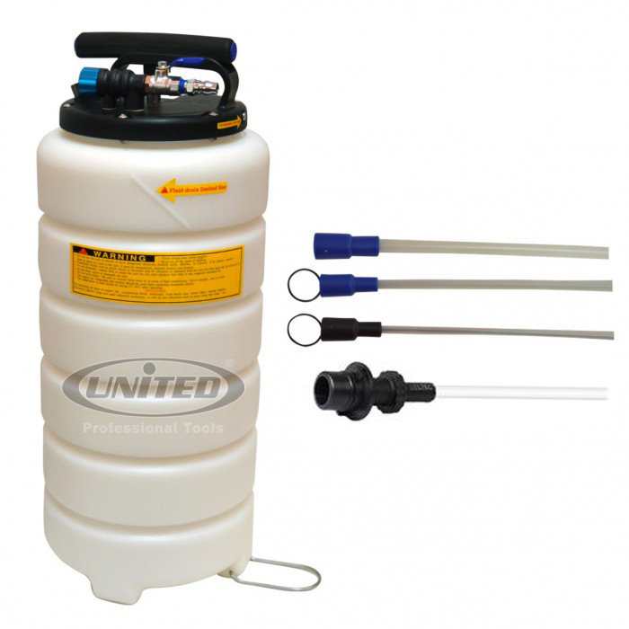 Versatile 15L Pneumatic/Manual Fluid Extractor for Efficient Fluid Changes